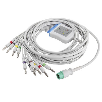 Cavo di elettrocardiogramma di Mindary Beneview T5 T8 M2461A e connettore dei Leadwires IEC4.0Banana