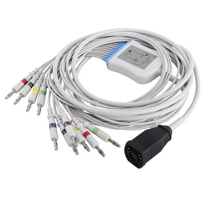 Connettore della banana di IEC 4,0 del cavo E/M Series And Leadwires di elettrocardiogramma di Zoll