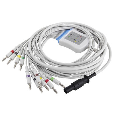 Connettore della banana di IEC 4,0 dei Leadwires del cavo 60-00180-01 di elettrocardiogramma di Mortara