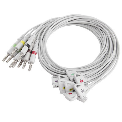 Leadwire di Ekg della banana di IEC 4,0 dei Leadwires 989803129161 della disposizione ECG di P-Hilips