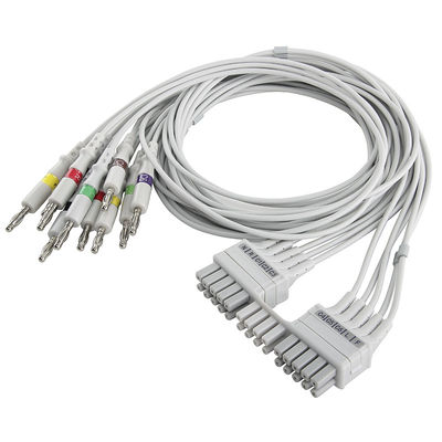 Leadwires di Mortara ECG 9293-041-50 Leadwires di elettrocardiogramma della banana di IEC 4,0