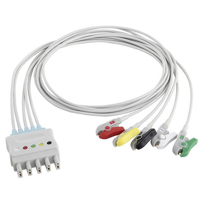 L'IEC del cavo del cavo dei fili di piombo 6 di P-Hilips M1625A 989803104521 ECG taglia il mp 20 IntelliVue MX800