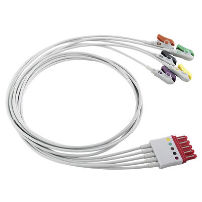 P-Hilips M1978A M1976A 989803125881 ECG Leadwires 5 Cavo di piombo Cavo Cavo IEC Clip MP 40 IntelliVue M1167A HeartStart MRX
