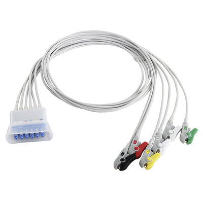 Leadwire 989803137251 di telemetria dei Leadwires di P-Hilips ECG 989803133881 989803152051 clip di IEC di 5 cavi