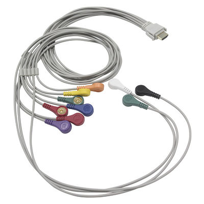 Cavo dei cavi del cavo e dei Leadwires 10 di Vasomedical Biocare Holter ECG