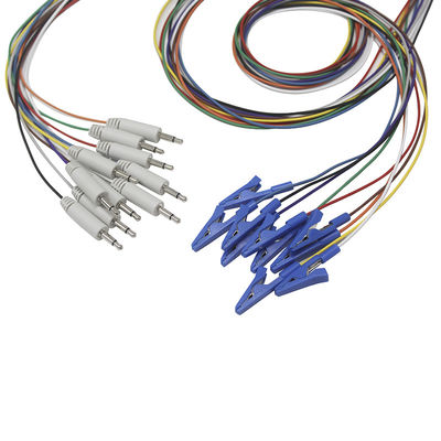 3,5 mono elettrodo dei Leadwires di elettroencefalogramma SME EMG dell'oro placcato del cappuccio di elettroencefalogramma dell'arraffone della spina elettrodi
