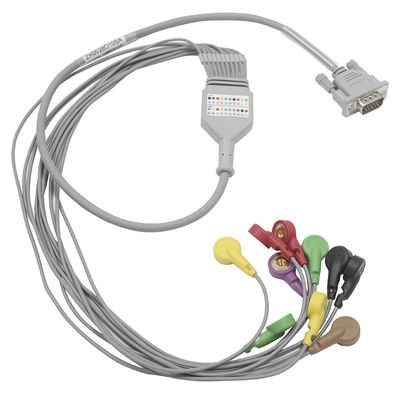 Rottura del cavo del filo di piombo 10 di MEIGAOYI ECG Holter Cable 15pin Ecg