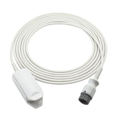 Sonda riutilizzabile del sensore SpO2 PM-7000C PM-7000D 6 Pin Adult Finger Clip SpO2 di Zoncare