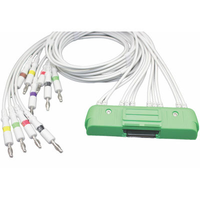 Banana 4,0 di IEC del cavo NK 10Lead di elettrocardiogramma 1550K di Nihon Kohden Giappone BR-911D ECG-9320 ECG-9522P Cardiofax V