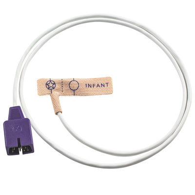 Sonda eliminabile SpO2 Spo2 del sensore di N-ellcor DB9 7pin N25 N200 NPB 4000 del neonato del tessuto elastico adulto eliminabile della pelle