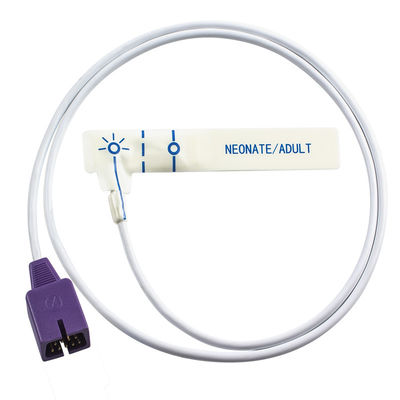 Sonda eliminabile del dito dell'ossimetro di impulso SPO2 della MAXI N-20 N-600x schiuma bianca infantile di N-ellcor Oxi-max DB9 9pin