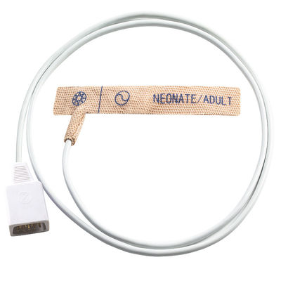 Tessuto elastico adulto eliminabile della pelle del neonato di lunghezza di cavo del sensore SpO2 85cm di datex