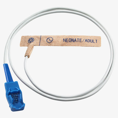 Tessuto elastico adulto della pelle del neonato della sonda eliminabile del sensore SpO2 di GE Oxytip