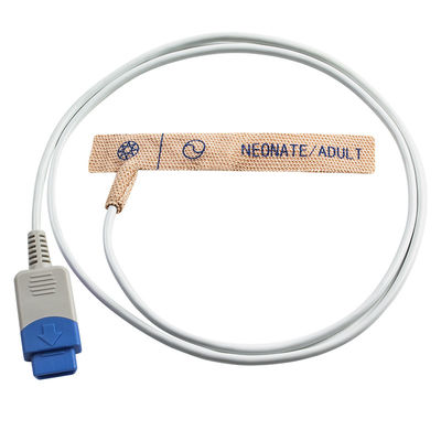 Sonda eliminabile SpO2 del neonato di Ohmeda 9pin TS-AF-25 di datex del tessuto elastico adulto eliminabile della pelle