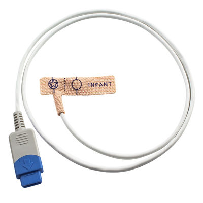 Sonda eliminabile SpO2 del neonato di Ohmeda 9pin TS-AF-25 di datex del tessuto elastico adulto eliminabile della pelle