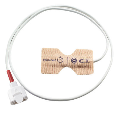 Tessuto elastico rosso della pelle di serie 11pin del sensore eliminabile SpO2 di for M-asi-mo