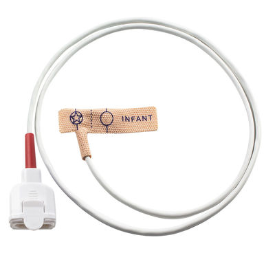 Tessuto elastico rosso della pelle di serie 11pin del sensore eliminabile SpO2 di for M-asi-mo