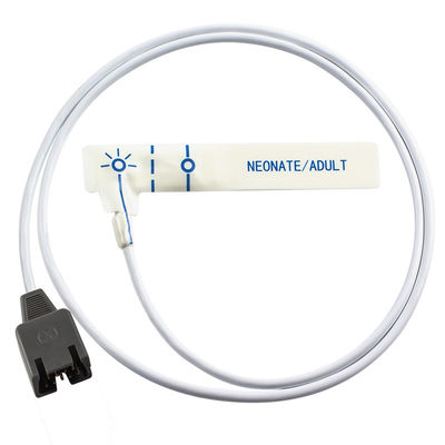 Sensore SpO2 monouso pediatrico in schiuma bianca DB9 9Pin per Rad-7 Rad-8 85CM