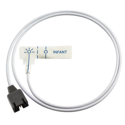 Sensore SpO2 monouso pediatrico in schiuma bianca DB9 9Pin per Rad-7 Rad-8 85CM