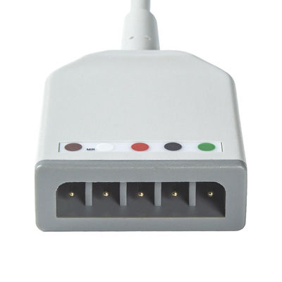 Cavo del cavo AAMI 6Pin ECG di Mindray 0012-00-1255-01 TPU ECG Trunck