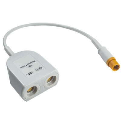 Di S-iemens Drager IBP dell'adattatore 7 cavi doppio compatibile del trasduttore di pressione sanguigna di estensione del perno del cavo - 7 del perno IBP