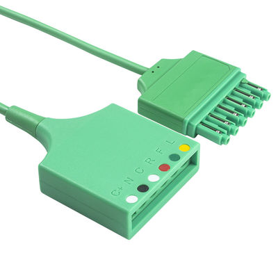 Cavo adattatore per elettrocardiografo Sie-me-ns Draeger MS16256 a 6 derivazioni, cavo di prolunga per elettrocardiografo Drager con connettore a pin singolo