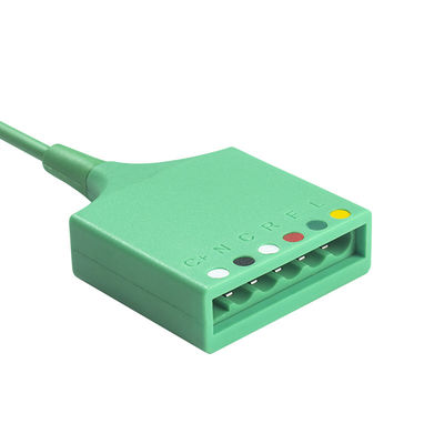 Cavo adattatore per elettrocardiografo Sie-me-ns Draeger MS16256 a 6 derivazioni, cavo di prolunga per elettrocardiografo Drager con connettore a pin singolo