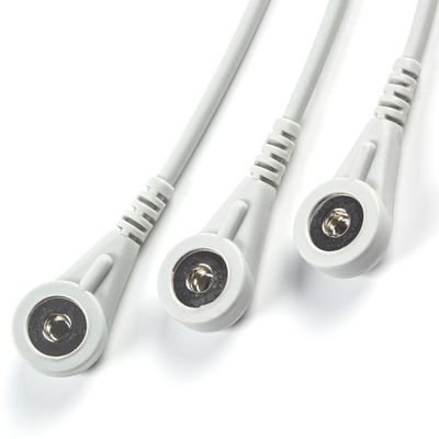 Kontron 125 128 cavo del cavo di VSM510 ECG e di Pin Connector ECG della rottura 7 dei Leadwires 3Lead AHA