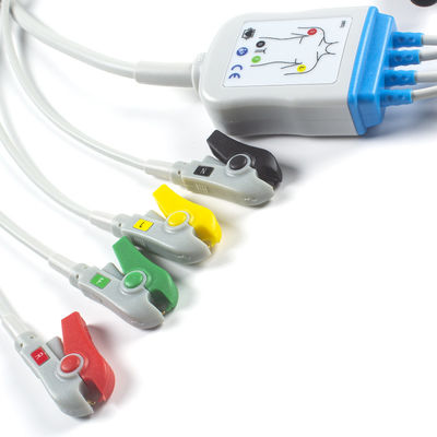 L'IEC dell'arto del cavo di Corpuls 3 ECG e del cavo dei Leadwires 4 taglia 11pin il cavo del connettore ECG