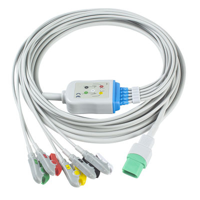 Cavo della clip TPU ECG di IEC del cavo di Mindray Datascope ECG e del cavo dei Leadwires 5