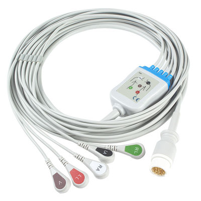 Cavo del cavo M1975A ECG dei cavi e dei Leadwires 12pin 5 di P-Hilips ECG