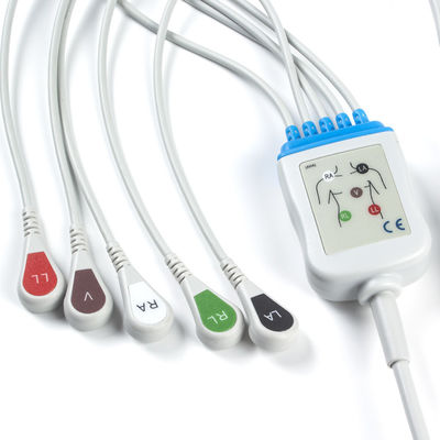 Cavo del cavo M1975A ECG dei cavi e dei Leadwires 12pin 5 di P-Hilips ECG