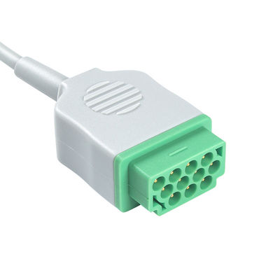 GE Marquette 2021141-002 2001292-001 cavi del connettore ECG della rottura 11pin di IEC del cavo dei cavi e dei Leadwires 3 di ECG