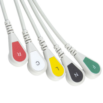 Mindray Datascope 040-000963-00 cavi di EA6252B ECG e connettori ECG dei Leadwires 12pin cabla la rottura di IEC di 5 cavi