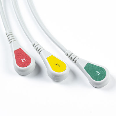Il connettore ECG dei cavi e dei Leadwires CB-72353P 11pin OEC-6102A di Nihon Kohden ECG cabla la rottura di IEC di 3 cavi