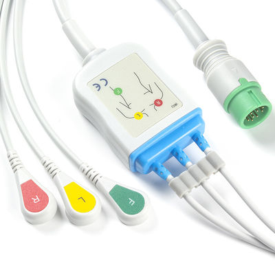 Cavo di Pin Connector ECG della clip 12 di IEC del cavo e dei Leadwires 3Lead di Biolight BLT ECG