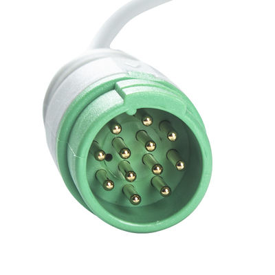 Cavo della clip 12Pin C2557P0 ECG di IEC del cavo di Biolight BLT ECG e del cavo dei Leadwires 5
