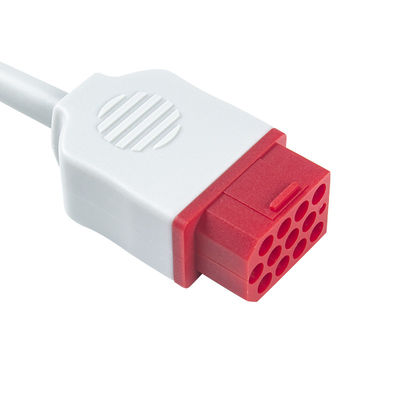 I cavi ed i Leadwires del nuovo modello BM3 BM5 ECG di Bionet rompono ECG cablano 3 il connettore di perno di IEC 12 del cavo