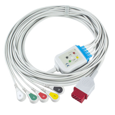 I nuovi BM3 BM5 BM7 5 cavi e Leadwires del cavo ECG di Bionet rompono il perno di IEC 12 del cavo di ECG