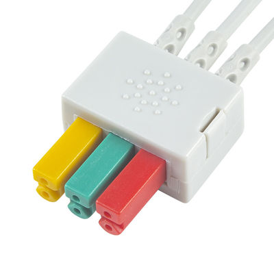 Il paziente della clip di IEC del cavo del cavo dei Leadwires 3 di Fukuda DS-8100 ECG individua