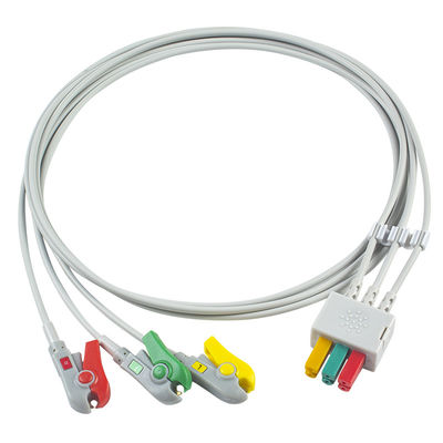 Il paziente della clip di IEC del cavo del cavo dei Leadwires 3 di Fukuda DS-8100 ECG individua