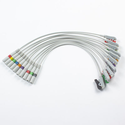 Rottura degli adattatori 989803101701 40498E 4.00MM ECG della treccia delle parti di ECG all'adattatore della spina a banana