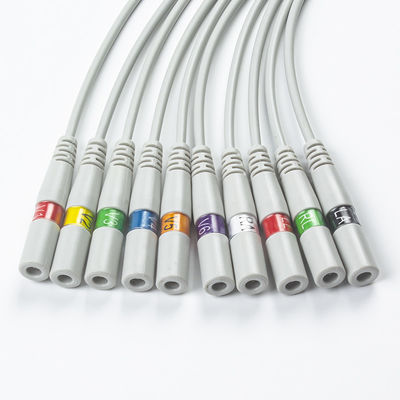 Rottura degli adattatori 989803101701 40498E 4.00MM ECG della treccia delle parti di ECG all'adattatore della spina a banana