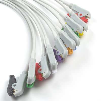 Rottura degli adattatori 989803101701 40498E 4.00MM ECG della treccia delle parti di ECG all'adattatore della spina a banana