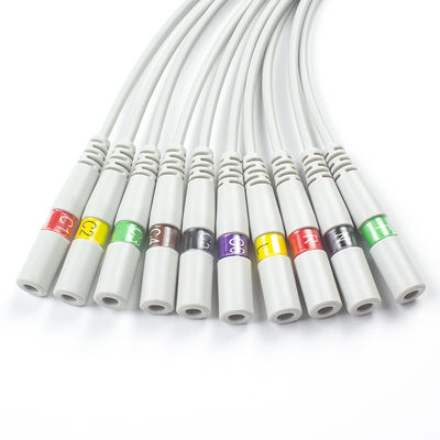 Banana Needle To Clip ECG Adapter Pigtail Adapters 3.00MM IEC ECG connettore elettrodo