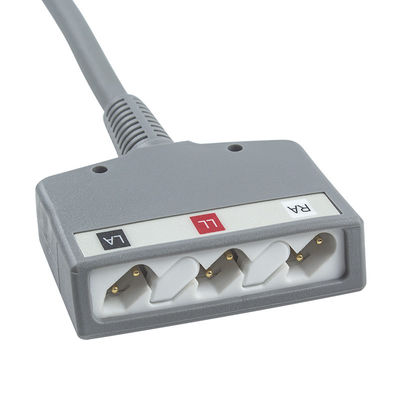 Il tronco di IVY Biomedical Systems ECG cabla 590317 ECG cabla 3 il cavo del cavo AHA ECG