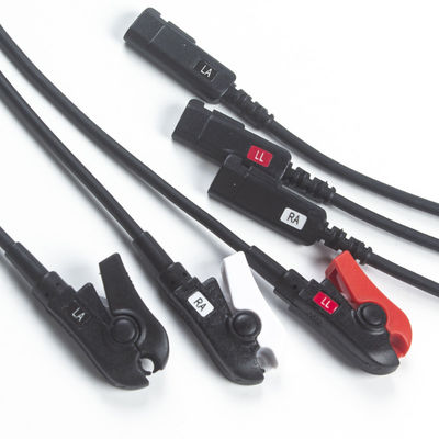 Cavo traslucido 3 della radio di RMI dell'EDERA 5 10 Leadwires del cavo CONMED P-hilips ECG Radiotranslucent