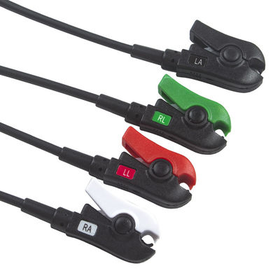 Leadwires traslucidi dei raggi x ECG Radiotranslucent del cavo del cavo 5 della radio di RMI di stile di P-Hilips aa