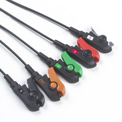 Di LL di stile di RMI della radio 5 Leadwires traslucidi della fune e del filo di piombo del cavo ECG Radiotranslucent del cavo