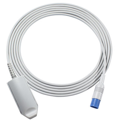 Rettangolo adulto riutilizzabile 8Pin del sensore della clip SpO2 del dito di P-Hilips M1196A